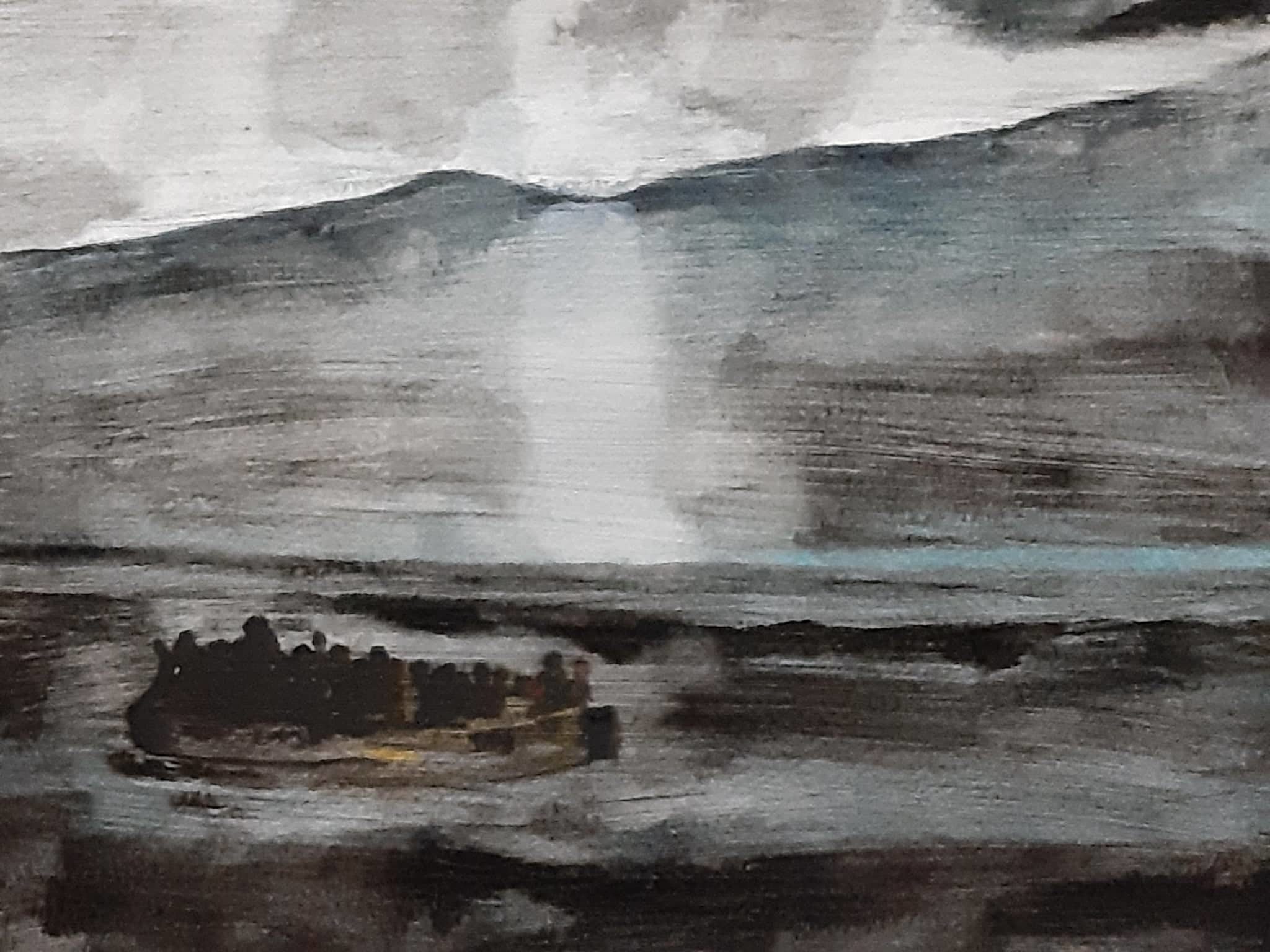 buio acquerello su cartoncino 24 x 32 cm 2019