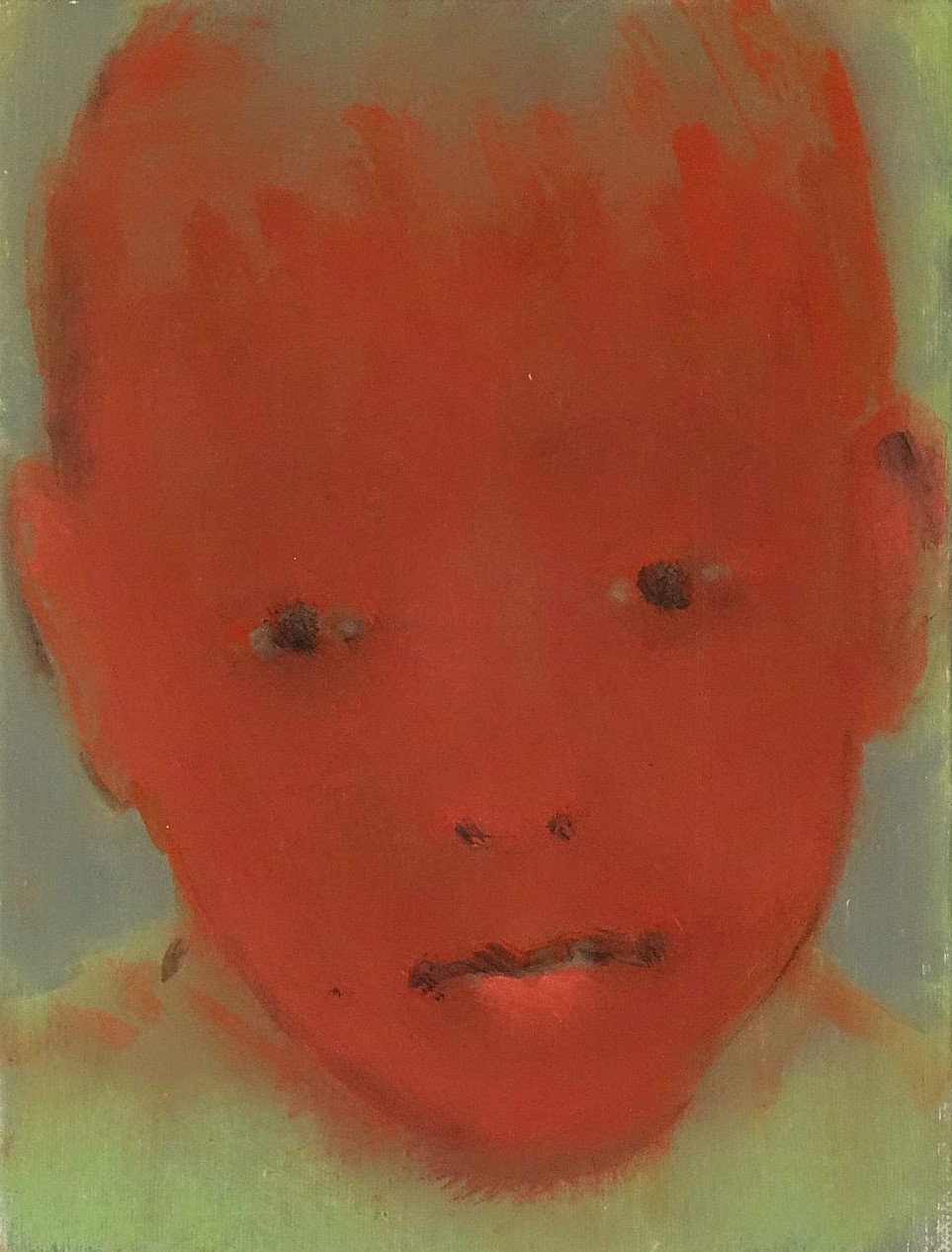 Untitled 2018 - olio su cartone telato 24x18 cm