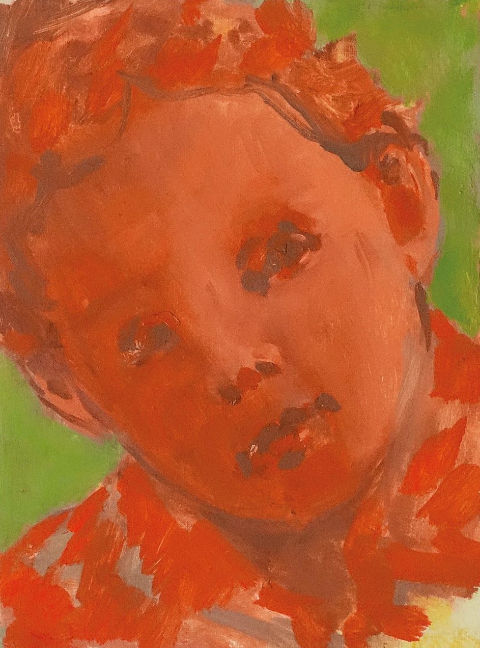 Untitled 2021 - olio su cartone telato 24x18 cm