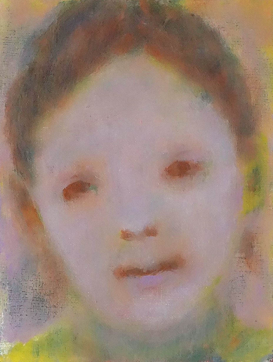 Untitled 2021 - olio su cartone telato 24x18 cm