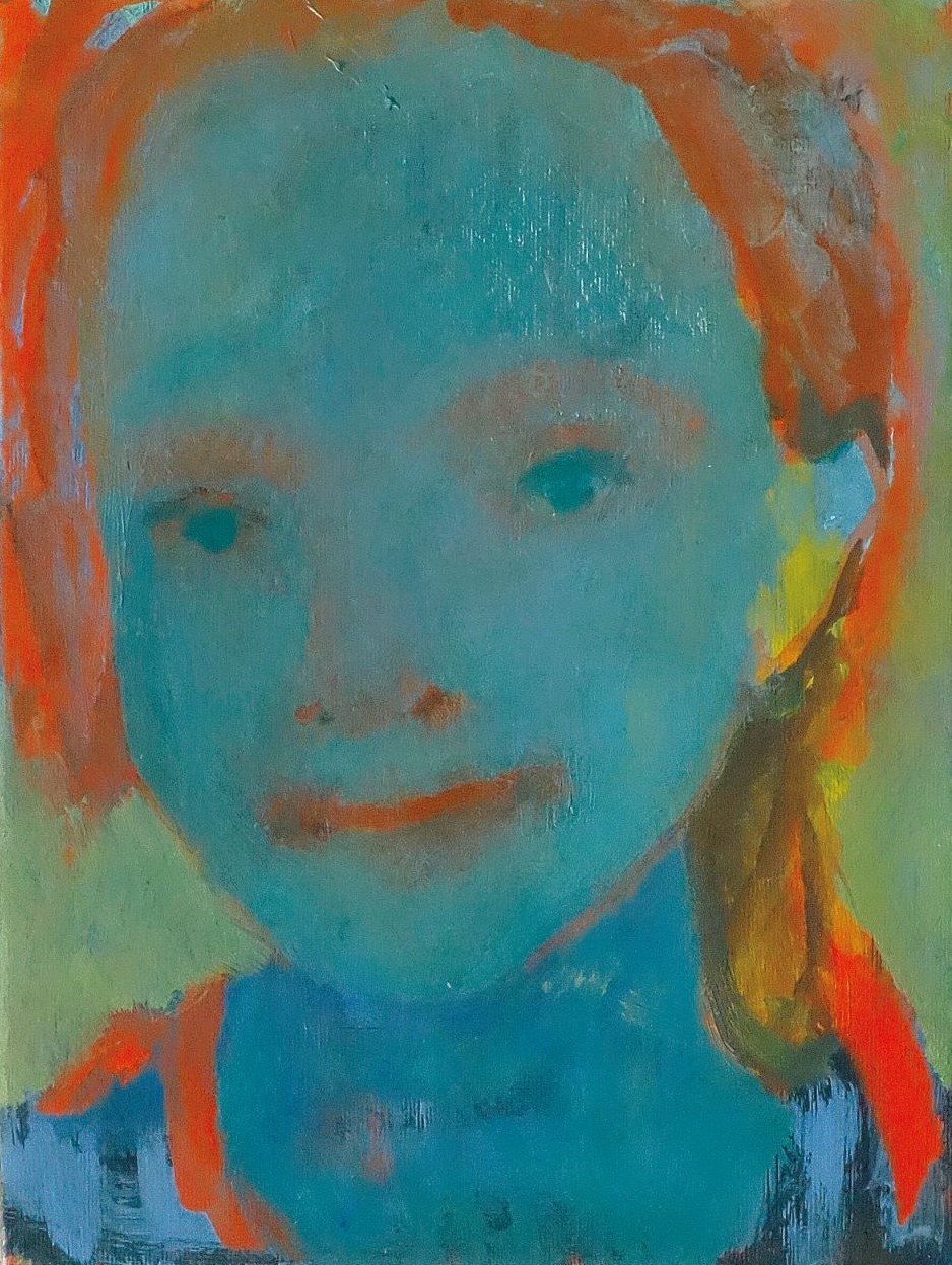 Untitled 2000 - olio su cartone telato 24x18 cm LT