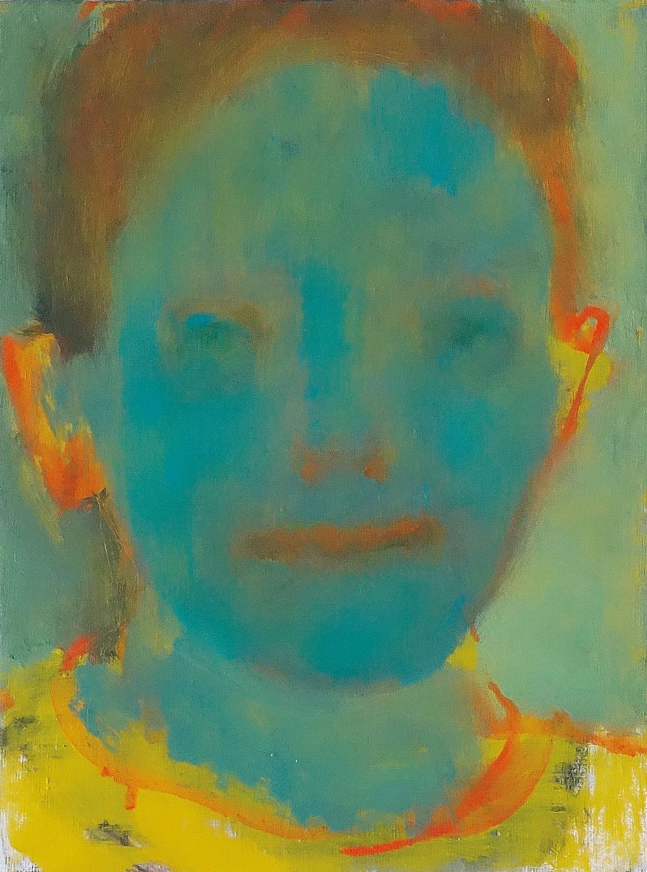Untitled 2000 - olio su cartone telato 24x18 cm LT