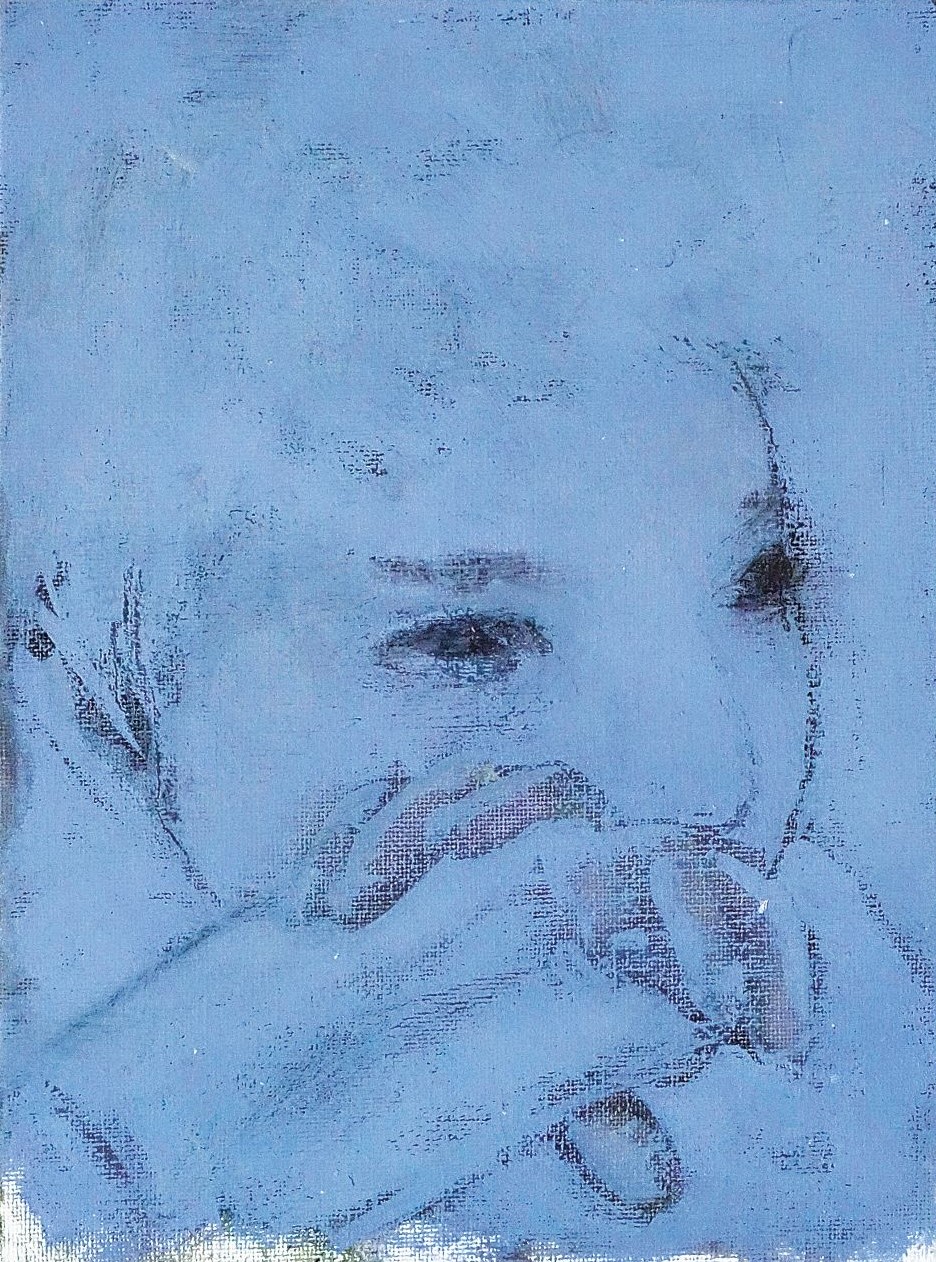 Untitled 2016 - olio su cartone telato 24x18 cm