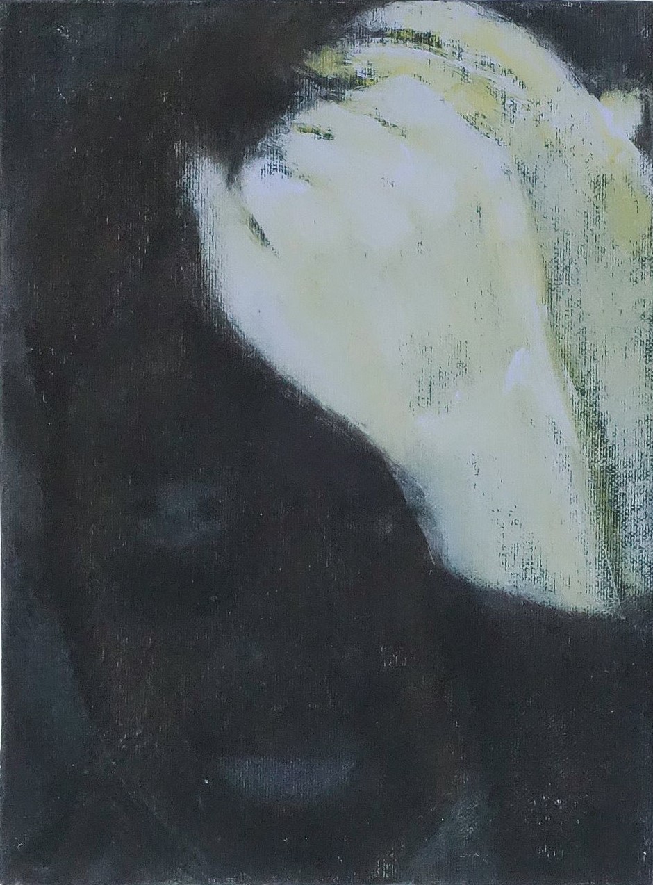 Untitled 2017 - olio su cartone telato 24x18 cm